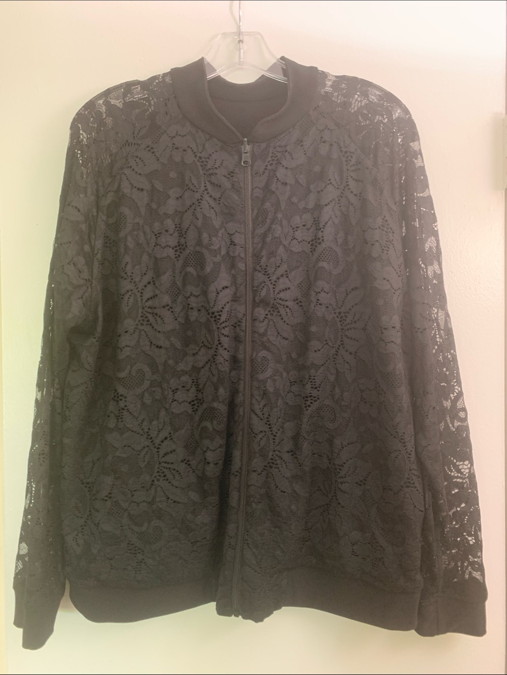 SYMPLI size 10 bomber reversible lace women’s jacket pockets travel elegant - Picture 3 of 8